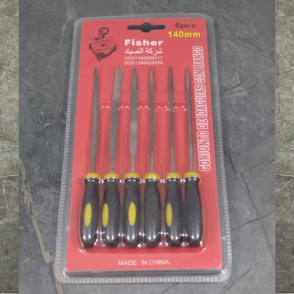 Fisher 140mm 6pcs File Set