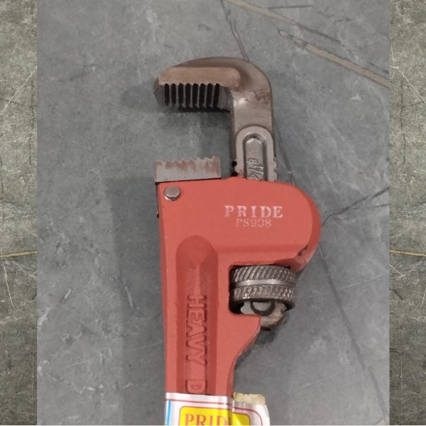 PRIDE Heavy Duty Pipe Wrench 8"