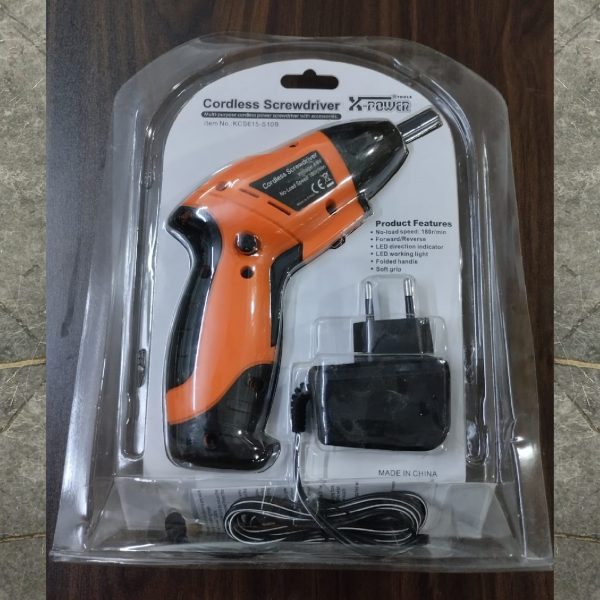 XPOWER Cordless Screwdriver Drill 4.8V