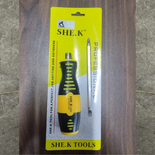 SHE-K SK-349S Dual Screwdriver 4"