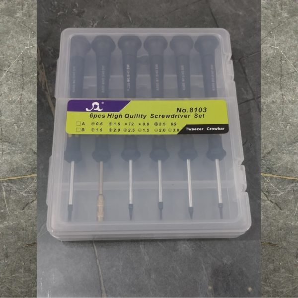 JYD SW-8103 6pcs Screwdriver Set