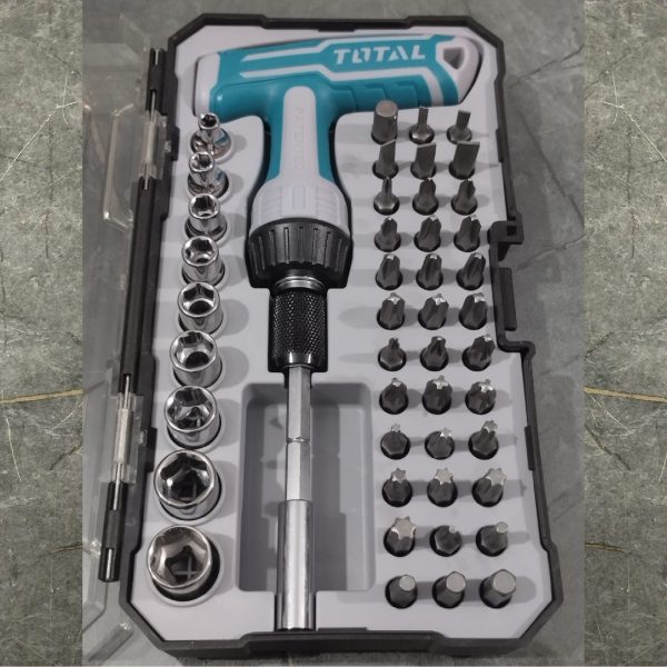 TOTAL TACSD30476 47 pcs T-handle Wrench Screwdriver Set