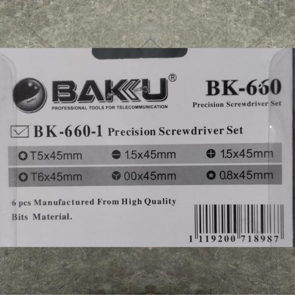 BAKU BK-660-1 Precision Screwdriver Set