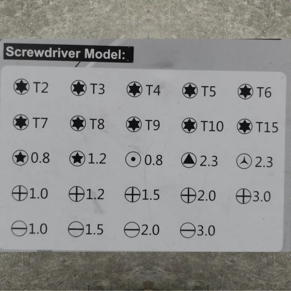 Portable Screwdriver Set TE-902