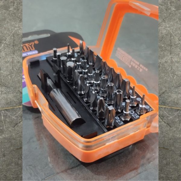 JAKEMY JM-6099 31 in 1 Professional Ratchet Screwdriver Bit Set