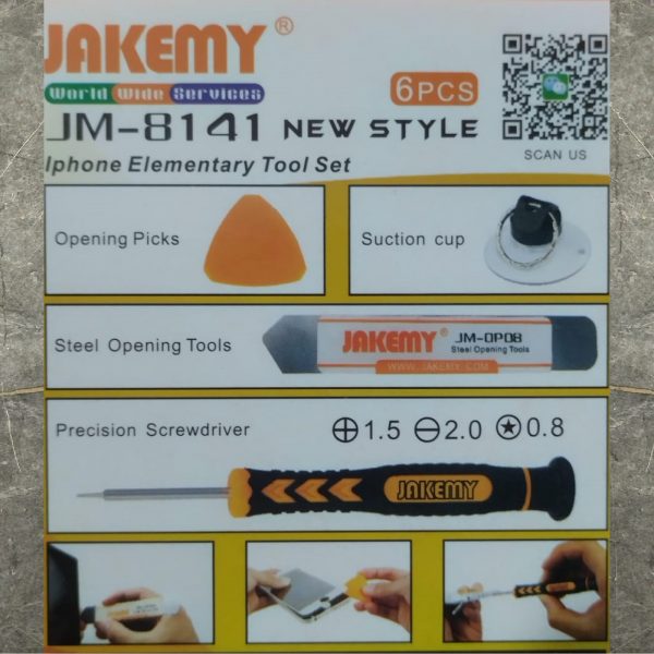 JAKEMY JM-8141 iPhone Elementary Tool Set