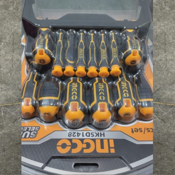 INGCO HKSD1428 14 pcs Screwdriver and Precision Screwdriver Set