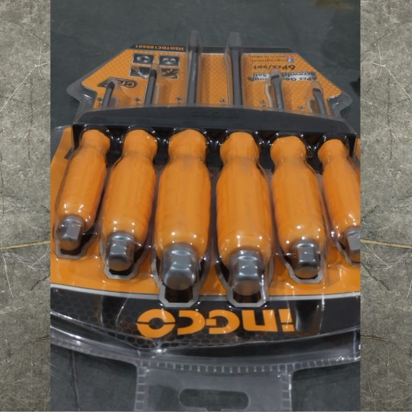 INGCO HSGTDC180601 6 pcs Go-Through Screwdriver Set