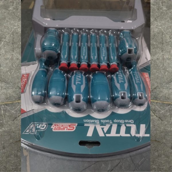 TOTAL THT250614 14 pcs Screwdriver and Precision Screwdriver Set