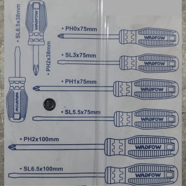 WADFOW WSS2408 8 pcs Screwdriver Set