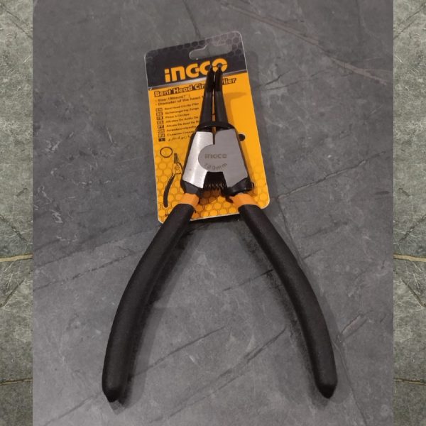 INGCO HCCP011751 Bent Head Circlip Plier for Unlock