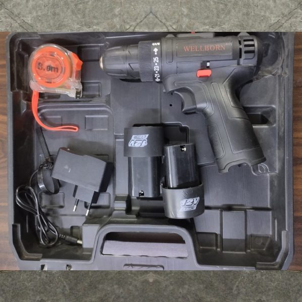 WELLBORN 12V Cordless Drill Machine with Tools