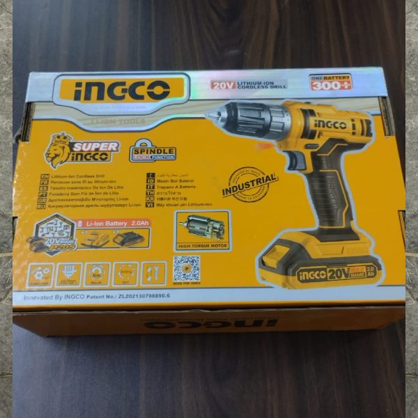 INGCO CDLI200518 Lithium-Ion Cordless Drill 20V