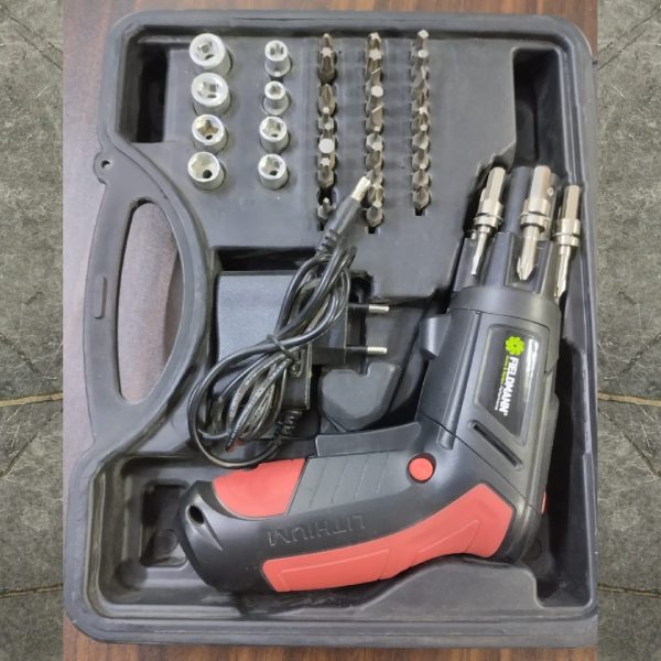 FIELDMANN Cordless Screwdriver Drill / Tightener Set