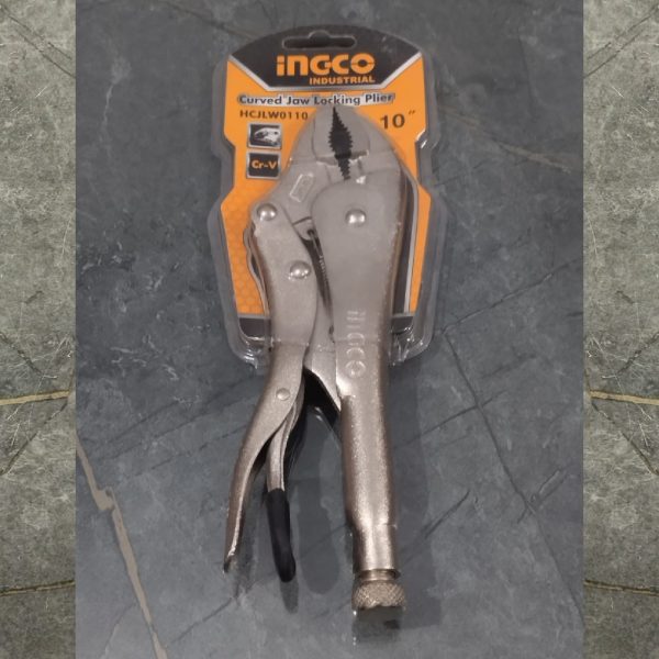 INGCO HCJLW0110 Curved Jaw Locking Plier 10"