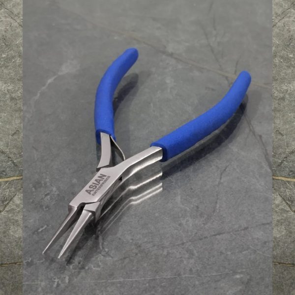 AS-T non slip handle SS mouth nose plier 4.5"