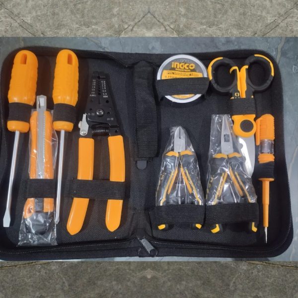 INGCO HKETS0111 11 Pcs Electricians Tools Set