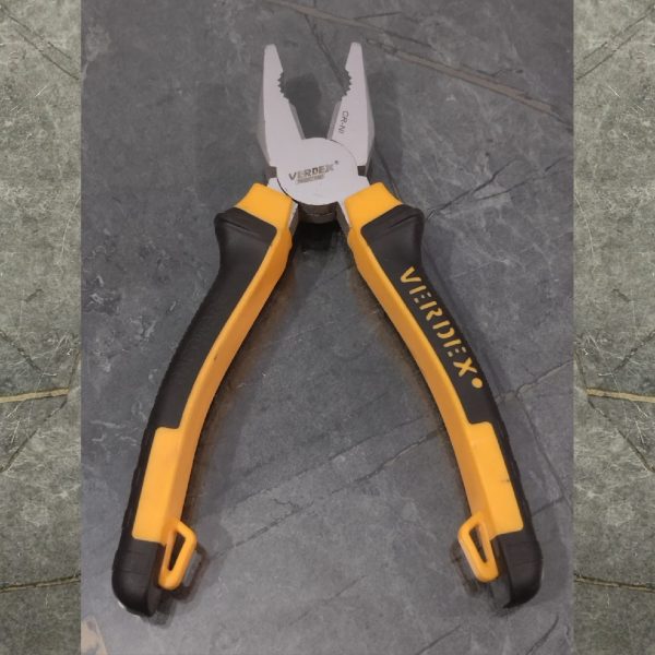 VERDEX 8" Combination Plier yellow handle (chrome vanadium)