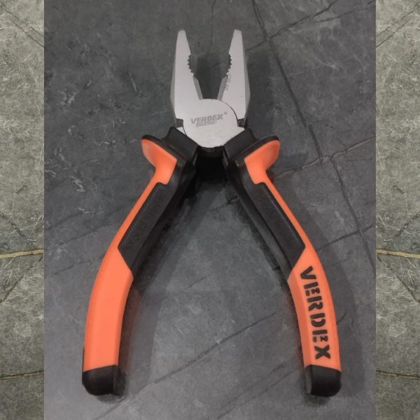 VERDEX 6" Combination Plier orange handle (chrome vanadium)