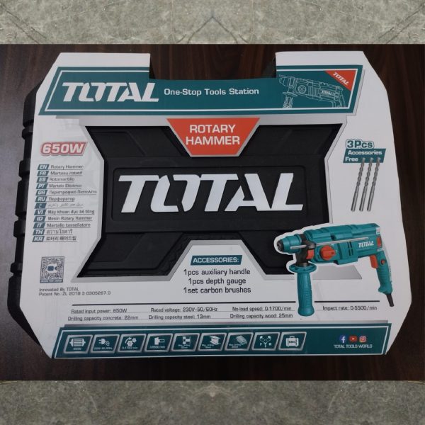 TOTAL TH306236 Rotary Hammer 650W