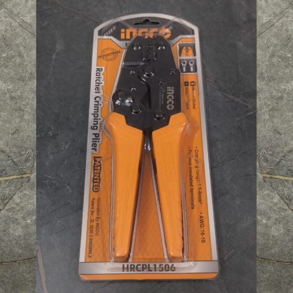 INGCO HRCPL1506 Ratchet Crimping Plier