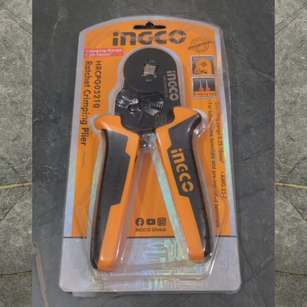 INGCO HRCPG05210 Ratchet Crimping Plier