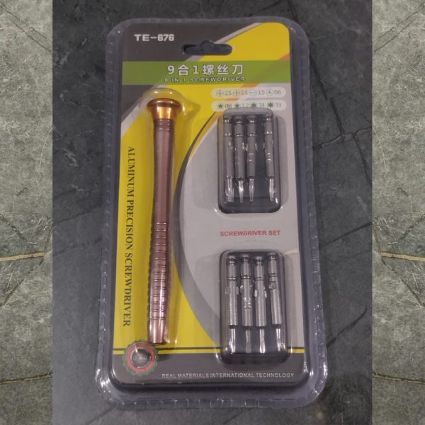 9 in 1 Screwdriver Set TE-676