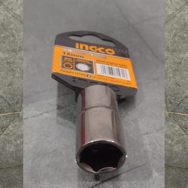 INGCO HHAST12161 1/2" Hexagonal Socket / Goti 16mm