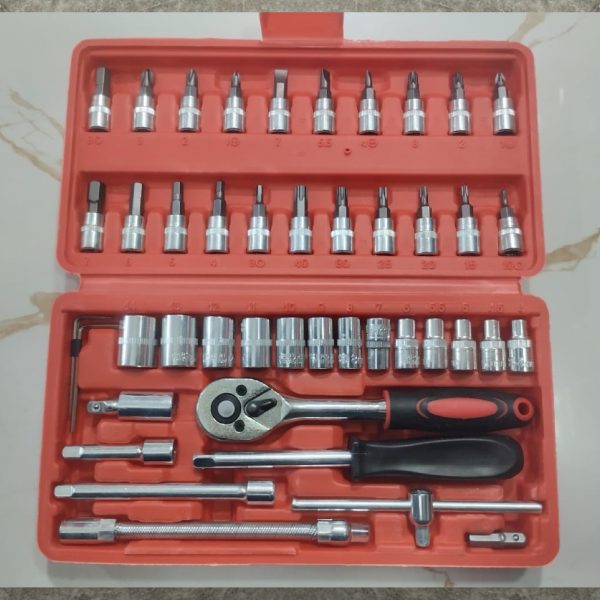 NEW TOOLS 46 Pcs Socket Wrench Set