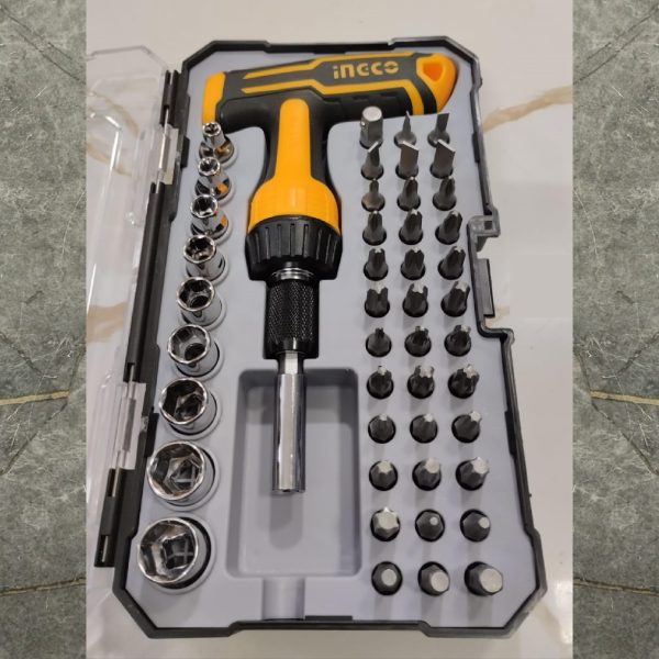 INGCO HKSDB0478 47 pcs T-handle Wrench Screwdriver Set