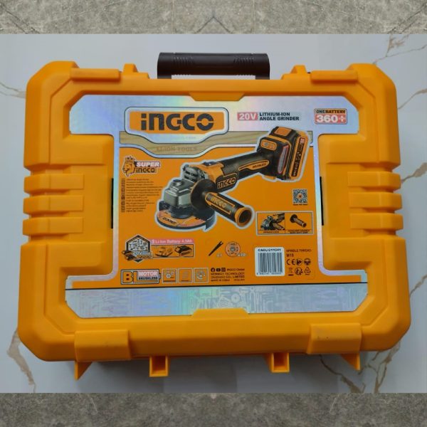 INGCO CAGLI211041 Lithium-ion Angle Grinder 20V