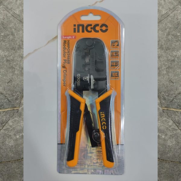 INGCO HMPCN2468R Modular Plug Crimper 8"