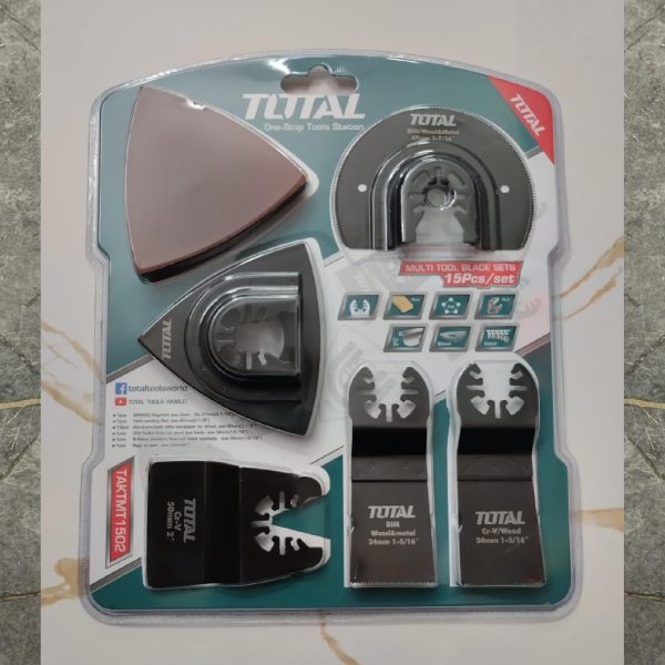 TOTAL TAKTMT1502 Multi Tool Blade Set