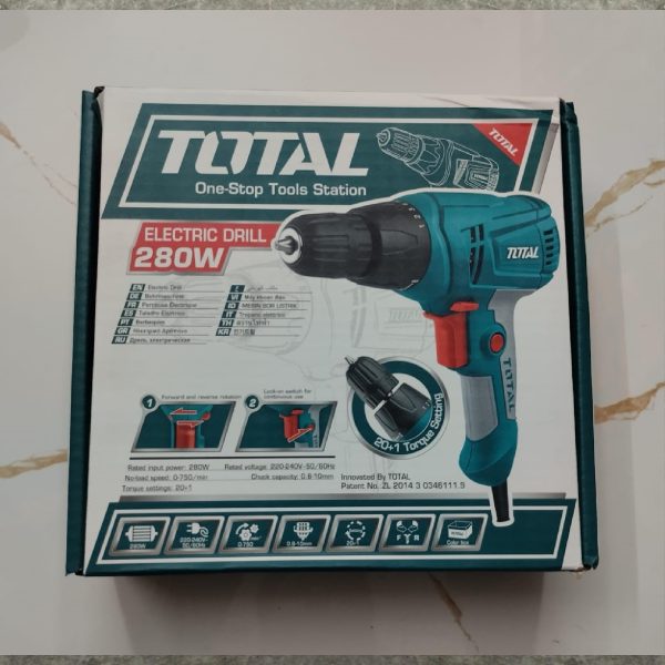 TOTAL TD502106 Electric Drill 280W