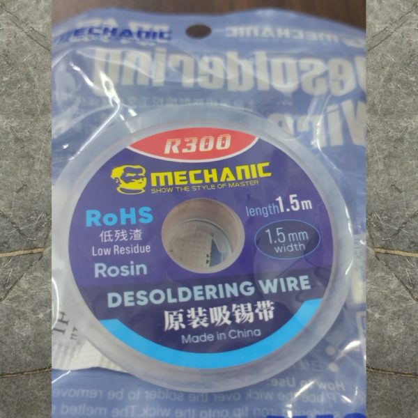 MECHANIC Desoldering Wire 1.5m-length & 1.5mm-width