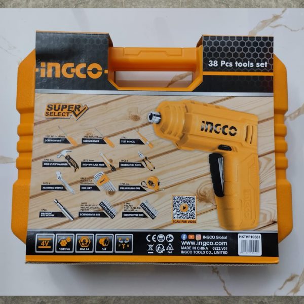 INGCO HKTHP10381 38 Pcs Tools Set