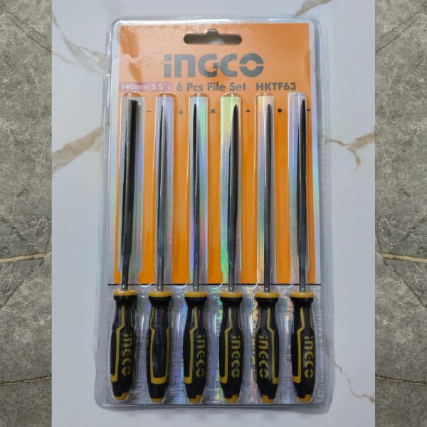 INGCO HKTF63 6 Pcs File Set 5.5"