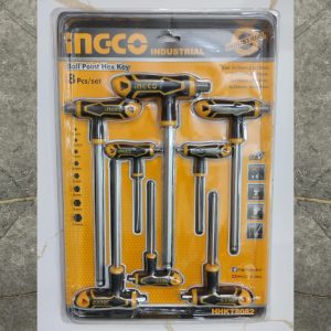 INGCO HHKT8082 8 Pcs Ball Point Hex Key Set