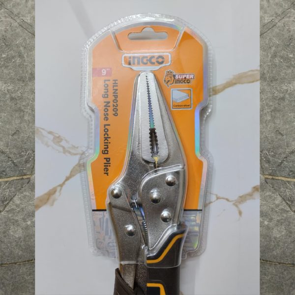 INGCO HLNP0209 Long Nose Locking Plier 9"