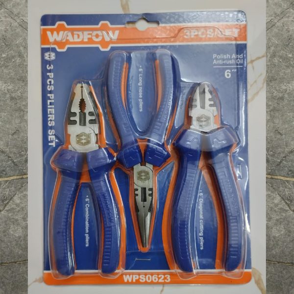 WADFOW WPS0623 3 Pcs Pliers Set