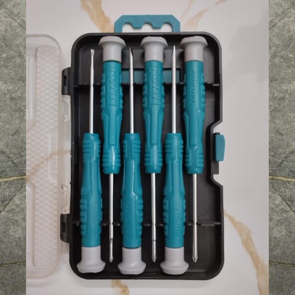 TOTAL THT250PS0601 6 Pcs Precision Screwdriver Set