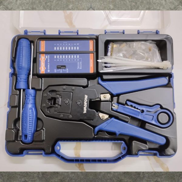 WADFOW WHS2B46 46 Pcs Modular Plug Crimper Set