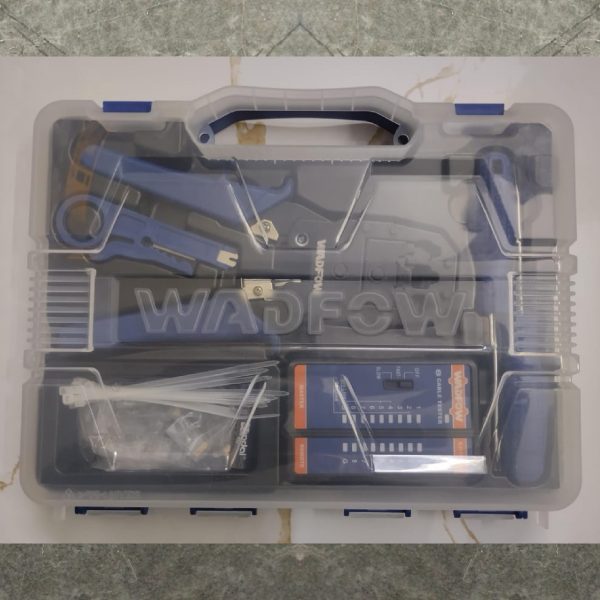 WADFOW WHS2B46 46 Pcs Modular Plug Crimper Set